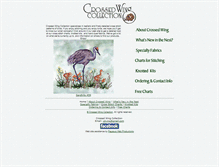 Tablet Screenshot of crossedwing.com